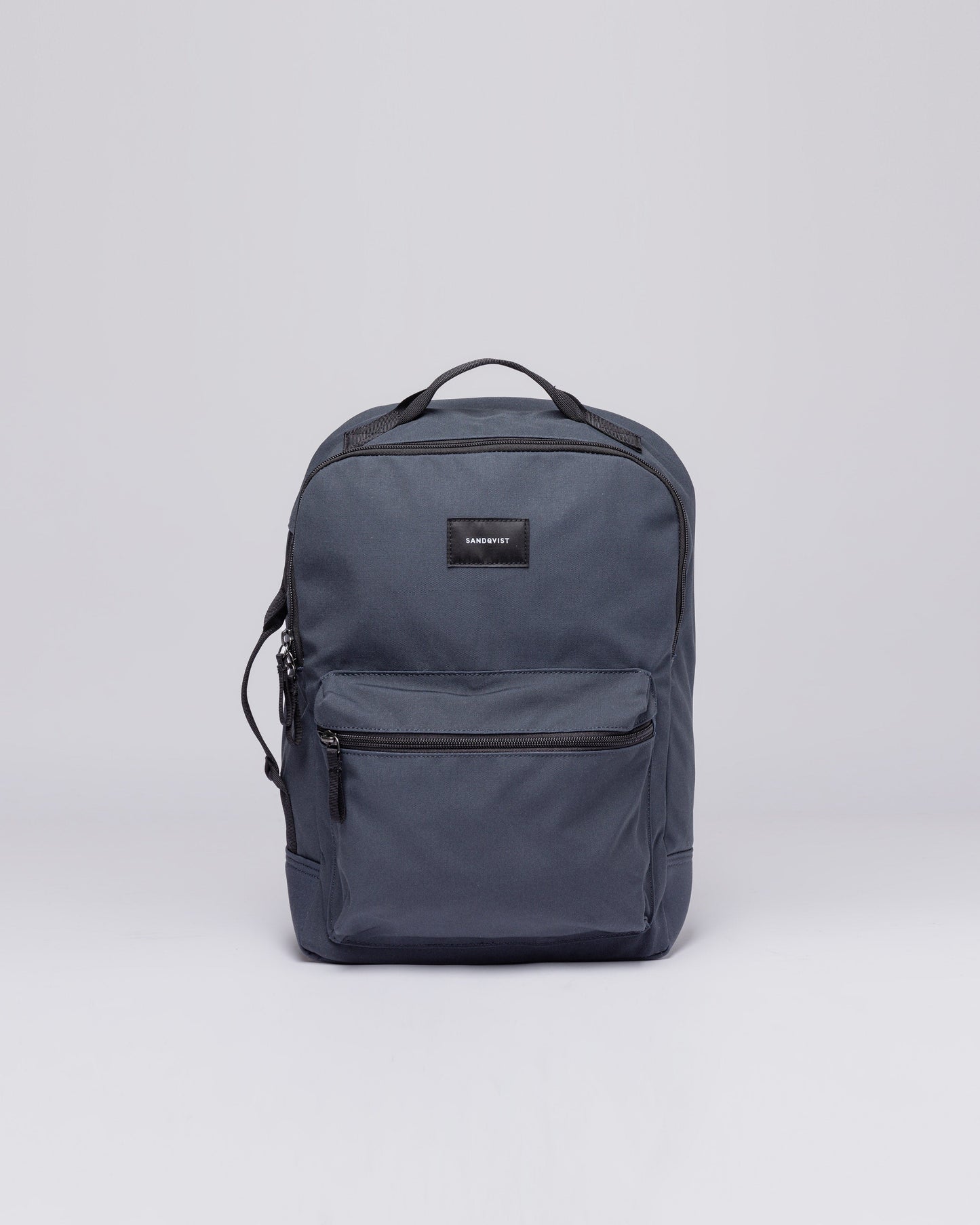 Sac à dos 12L en coton bio et matière recyclée | bleu "august navy with black webbing"