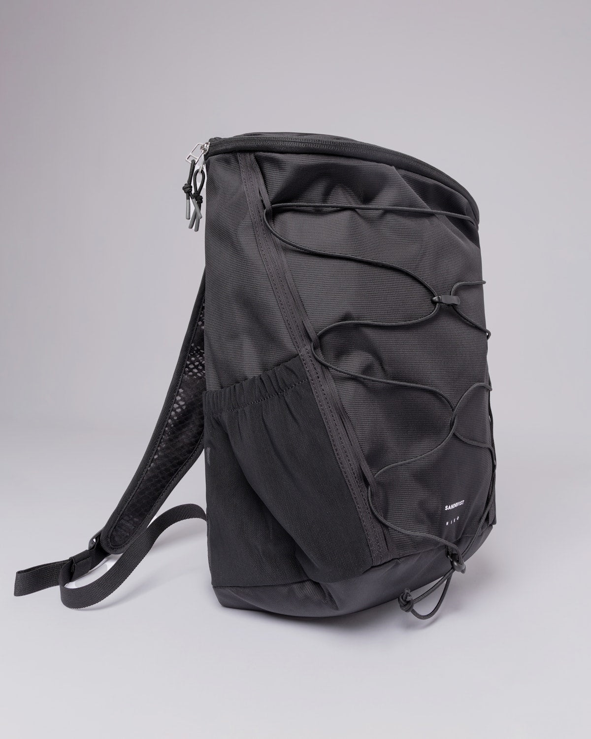 Sac à dos de randonnée en nylon recyclé | noir "creek hike black"