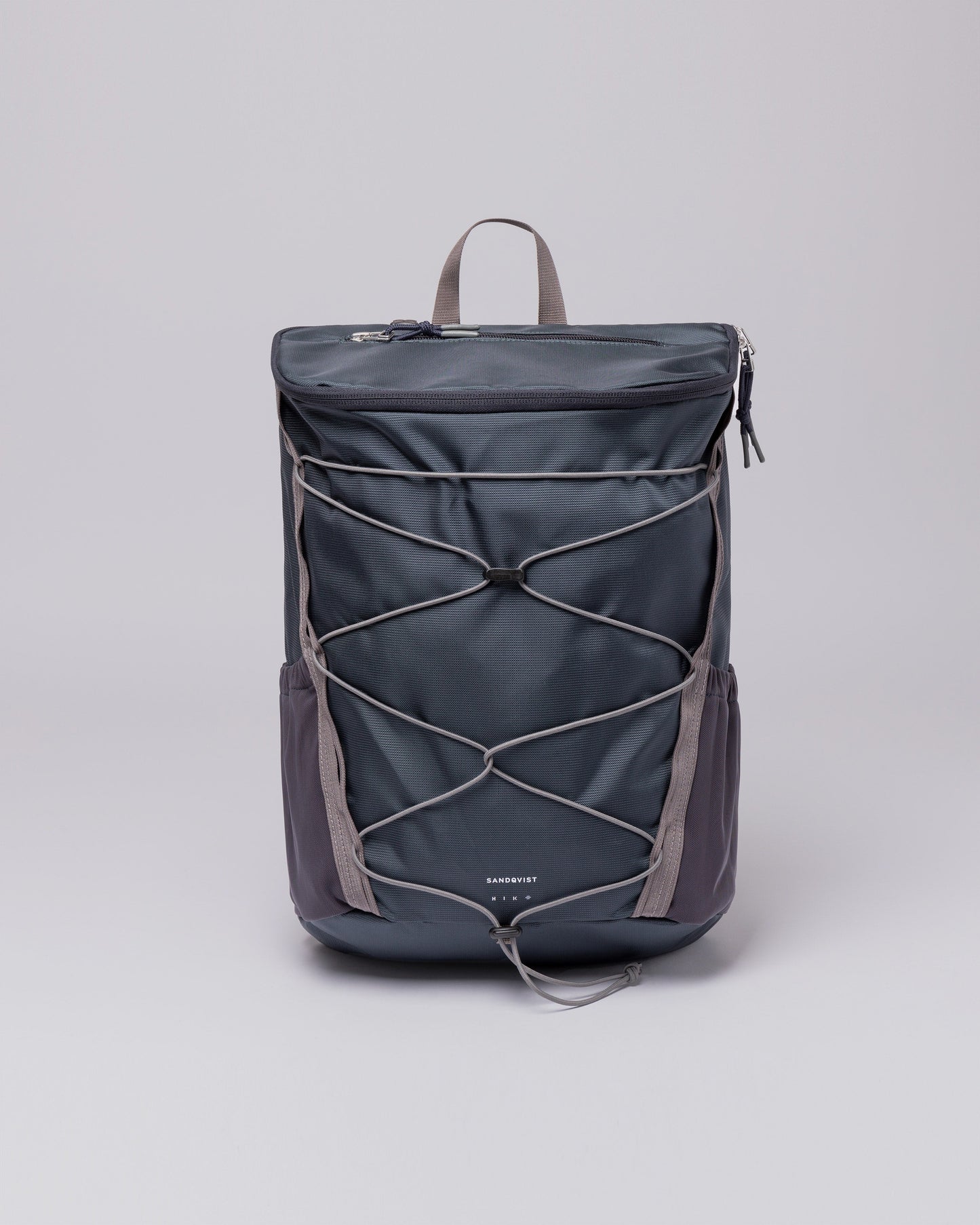 Sac à dos de randonnée bleu en nylon recyclé - creek hike multi steel blue/navy blue