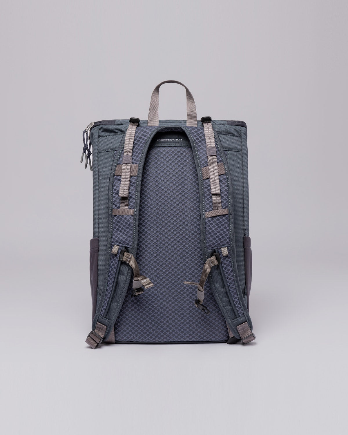 Sac à dos de randonnée bleu en nylon recyclé - creek hike multi steel blue/navy blue