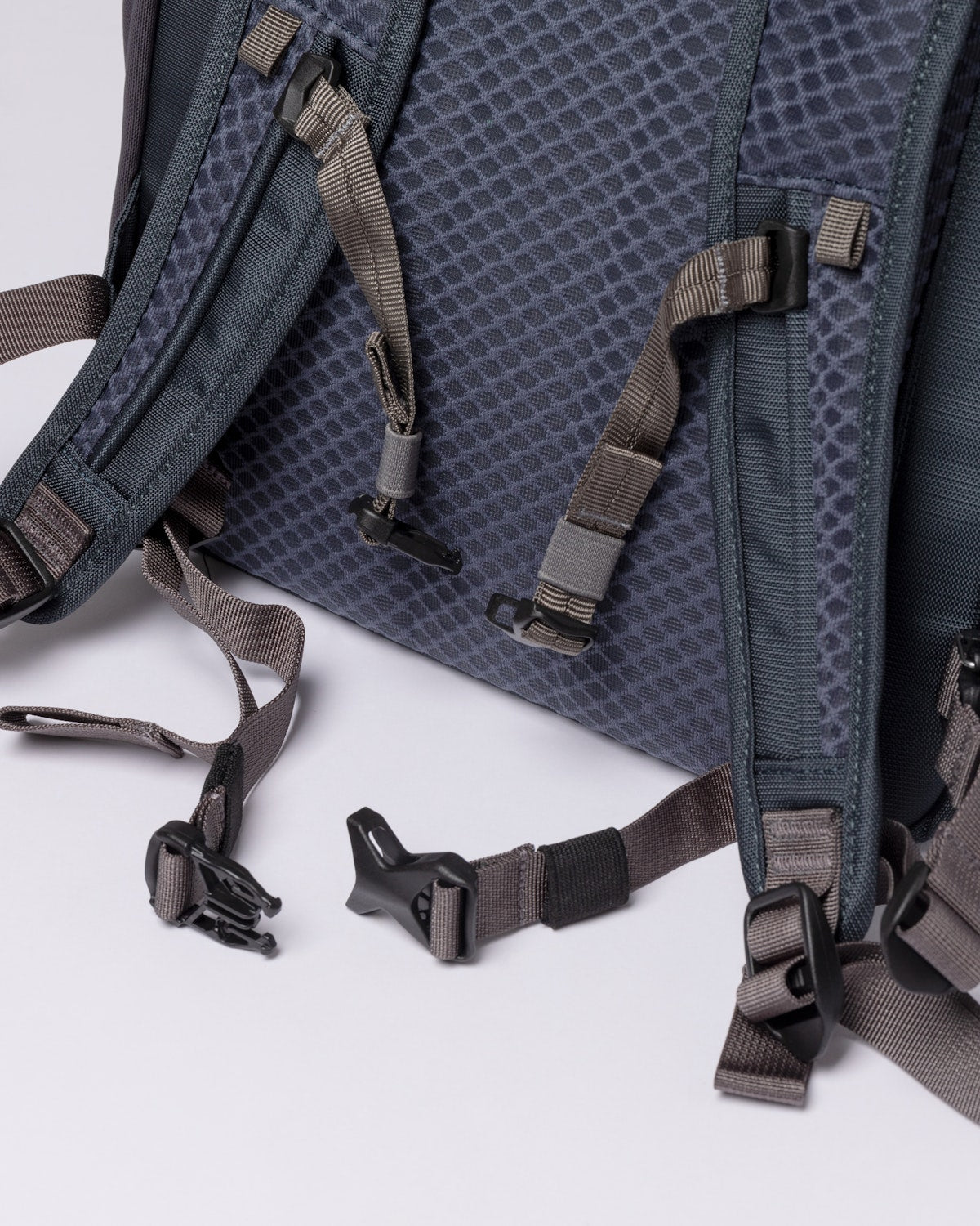 Sac à dos de randonnée bleu en nylon recyclé - creek hike multi steel blue/navy blue