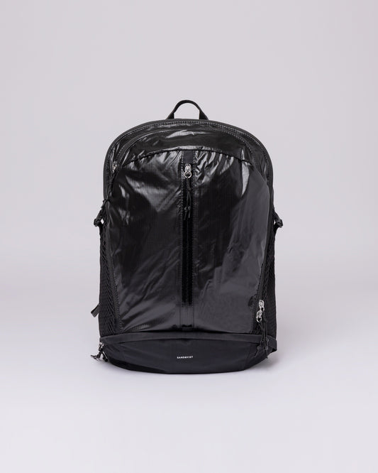 Sac à dos imperméable noir en nylon recyclé - bo black