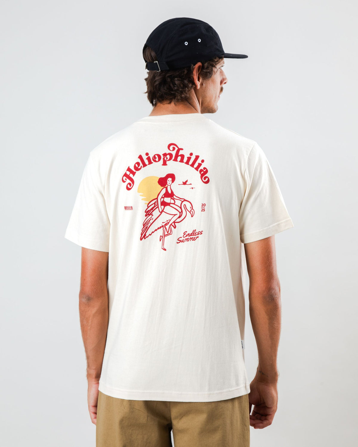 T-shirt en coton bio | écru "Helios t-shirt"