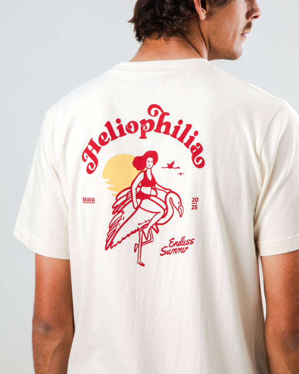 T-shirt en coton bio | écru "Helios t-shirt"