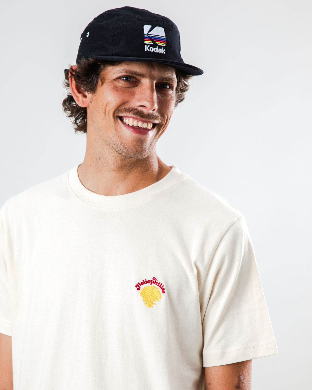 T-shirt en coton bio | écru "Helios t-shirt"