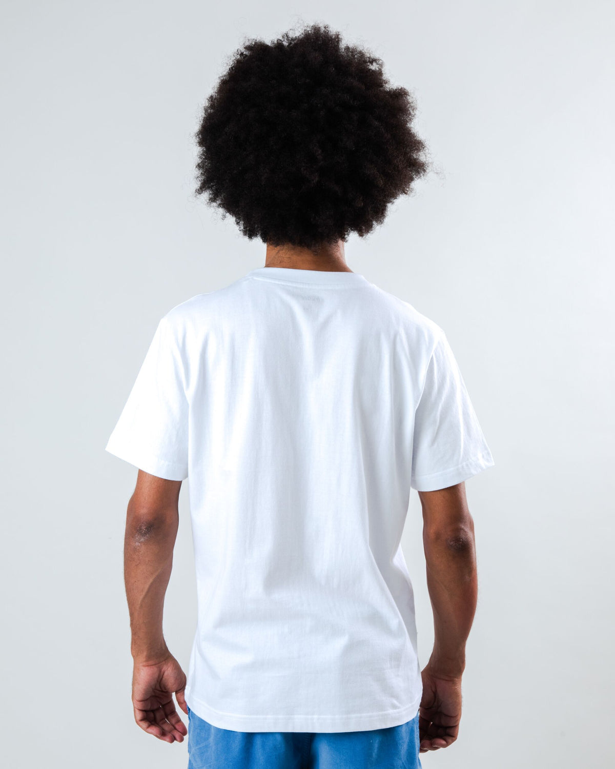 T-shirt imprimé en coton biologique | blanc "Ola de calor t-shirt white - white"