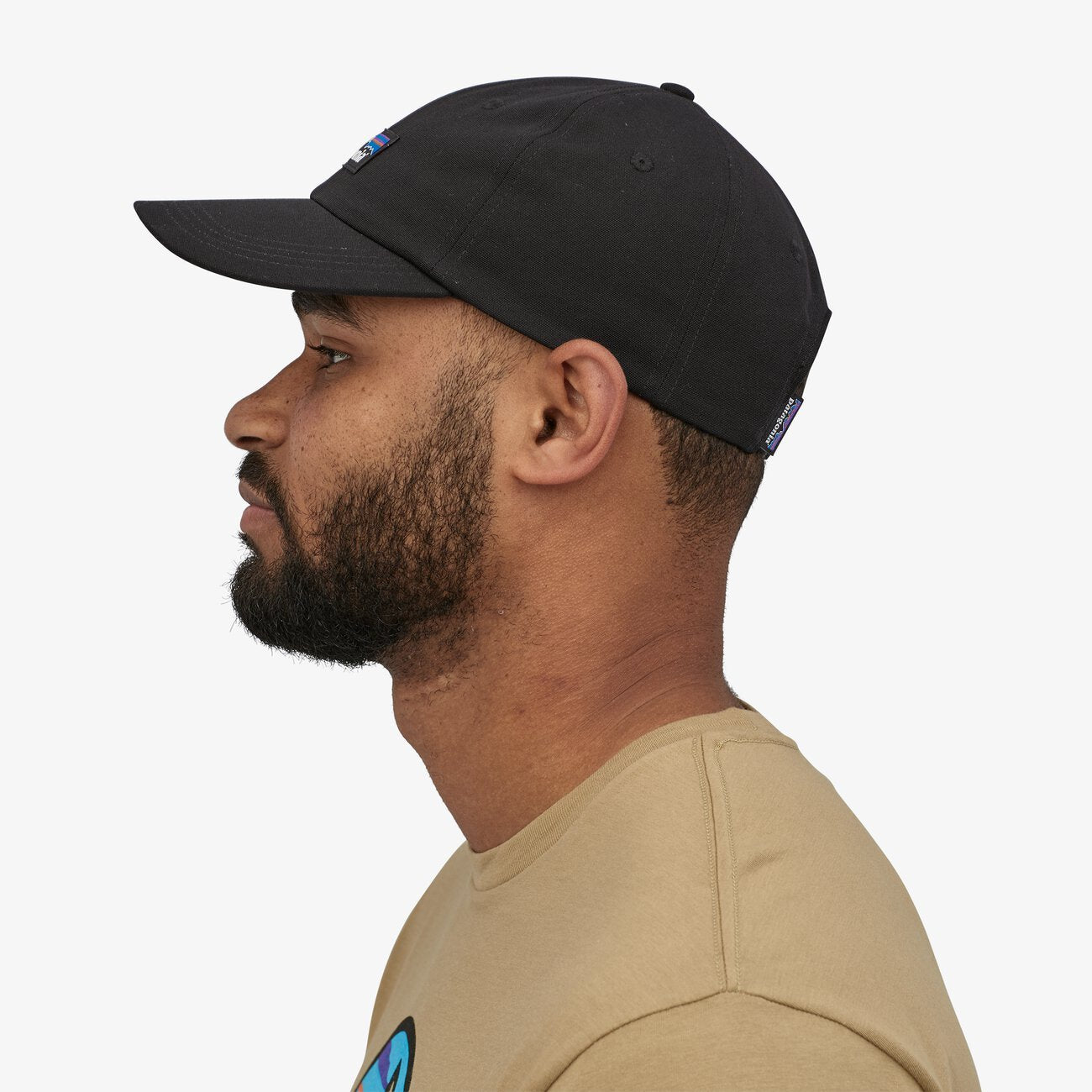 Casquette noire en coton bio - P6
