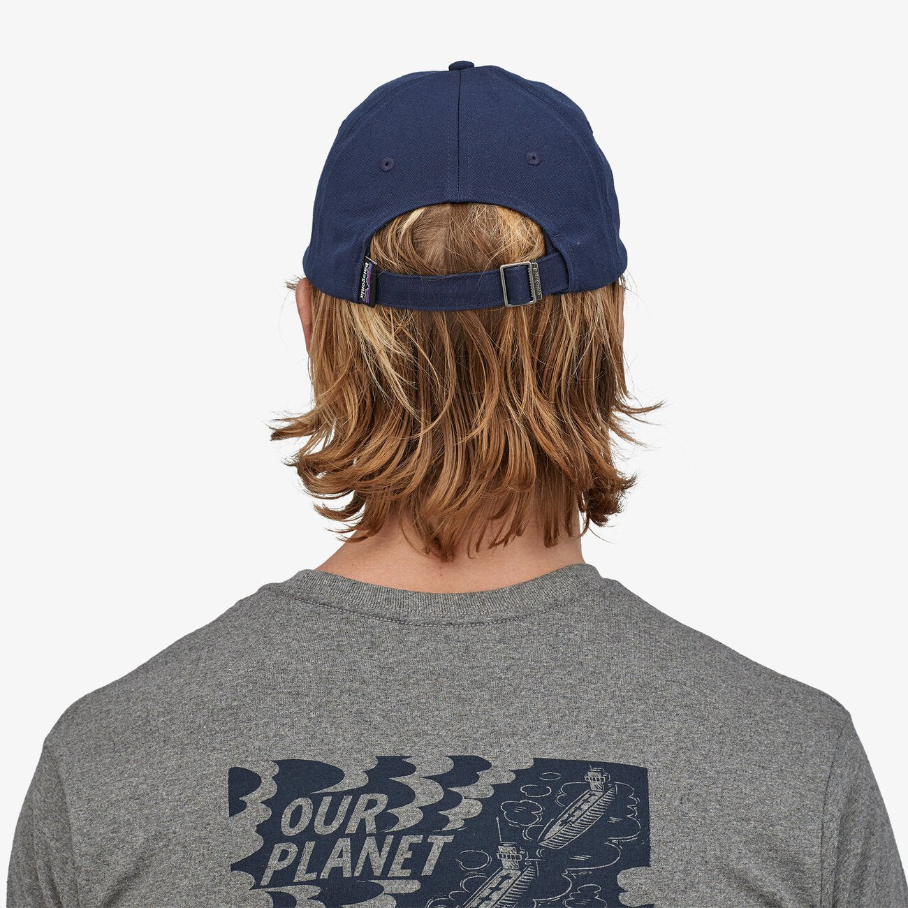Casquette marine en coton bio - P6