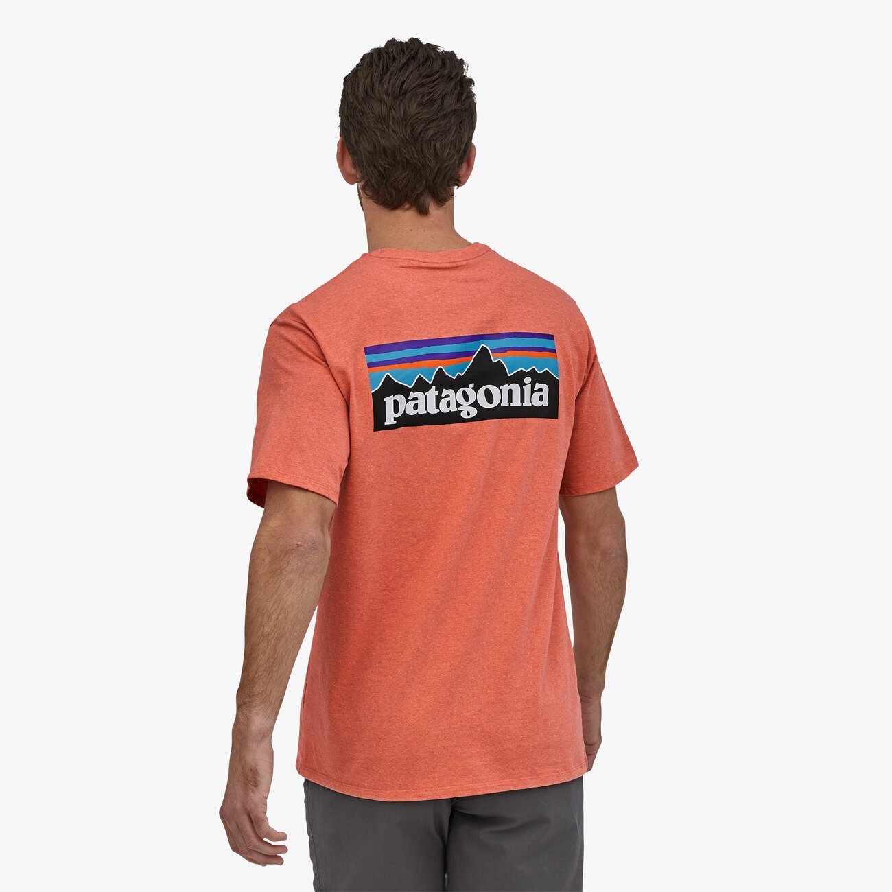 T-shirt imprimé corail en coton bio - P6 Logo Responsibili-Tee