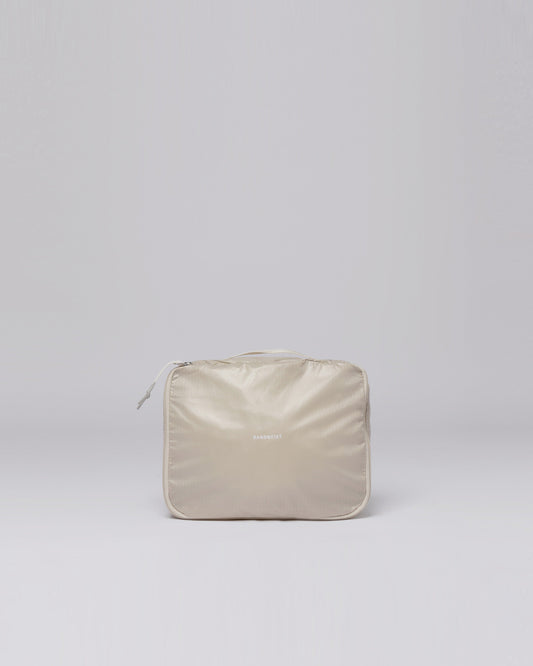 Organisateur bagage 3L en recyclé | Beige "pack cubes pale birch"