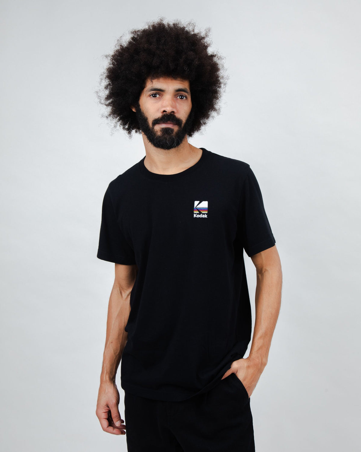 kodak color t-shirt black - black