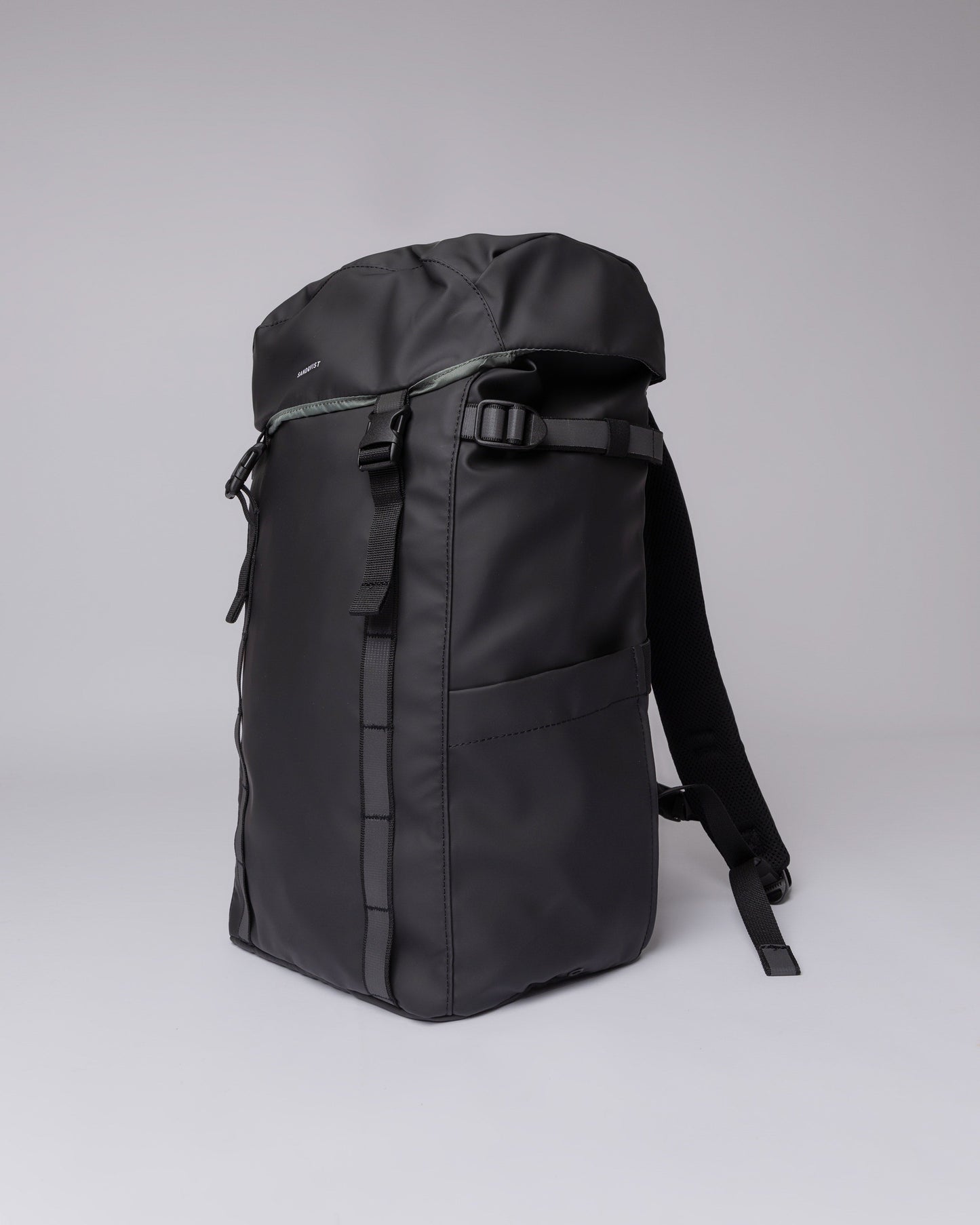 Sac à dos imperméable en matières recyclées | noir "jonatan black"