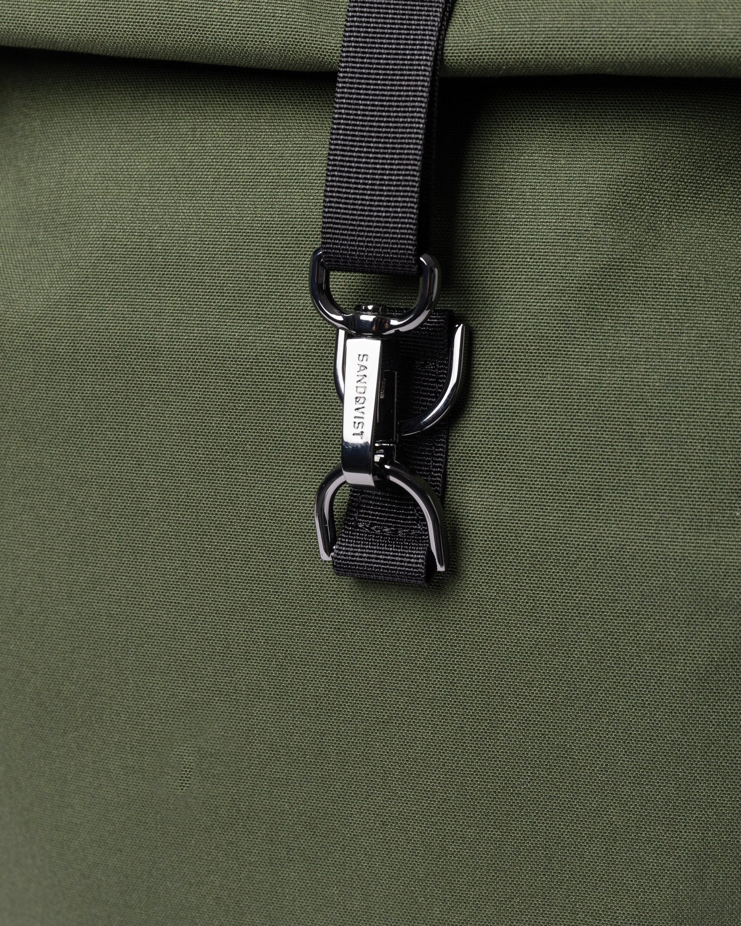 Sac à dos rolltop en matière recyclée | Vert "dante vegan dawn green"