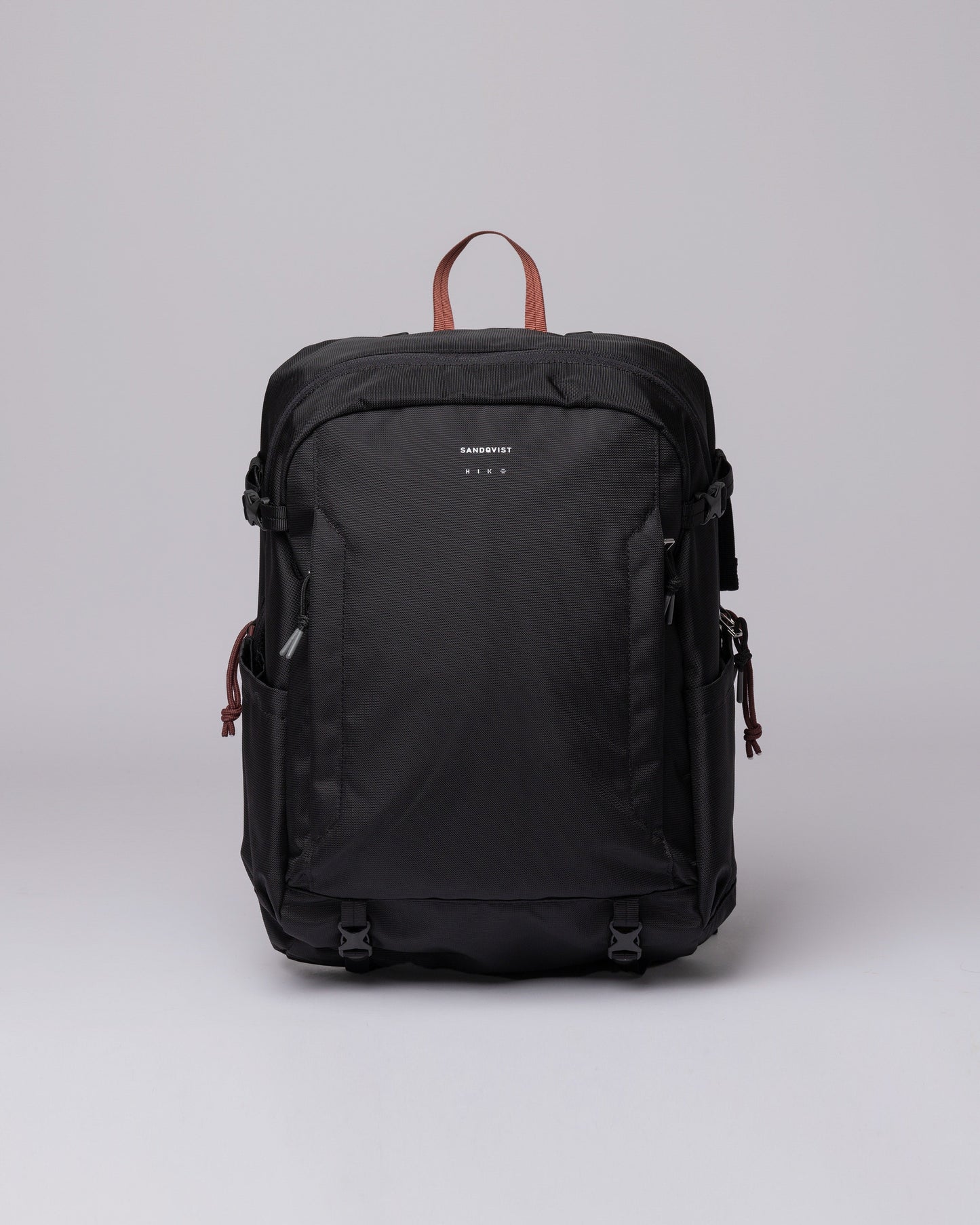 Sac à dos imperméable en recyclé | noir "ridge hike black"