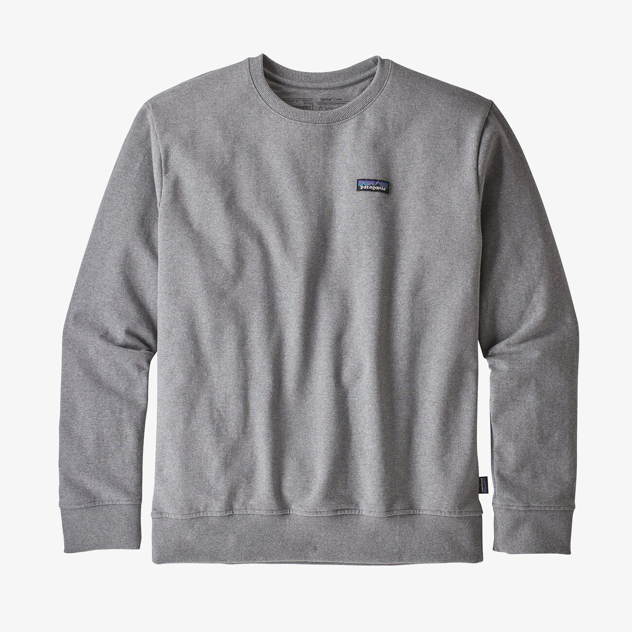 Sweatshirt gris en coton et polyester recyclé