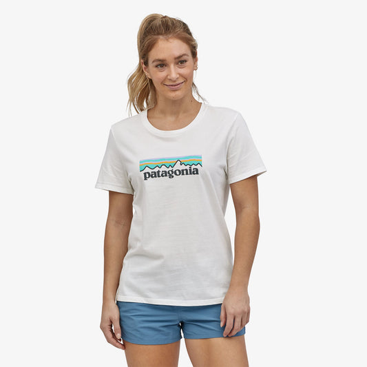 T-shirt imprimé blanc en coton bio - P6