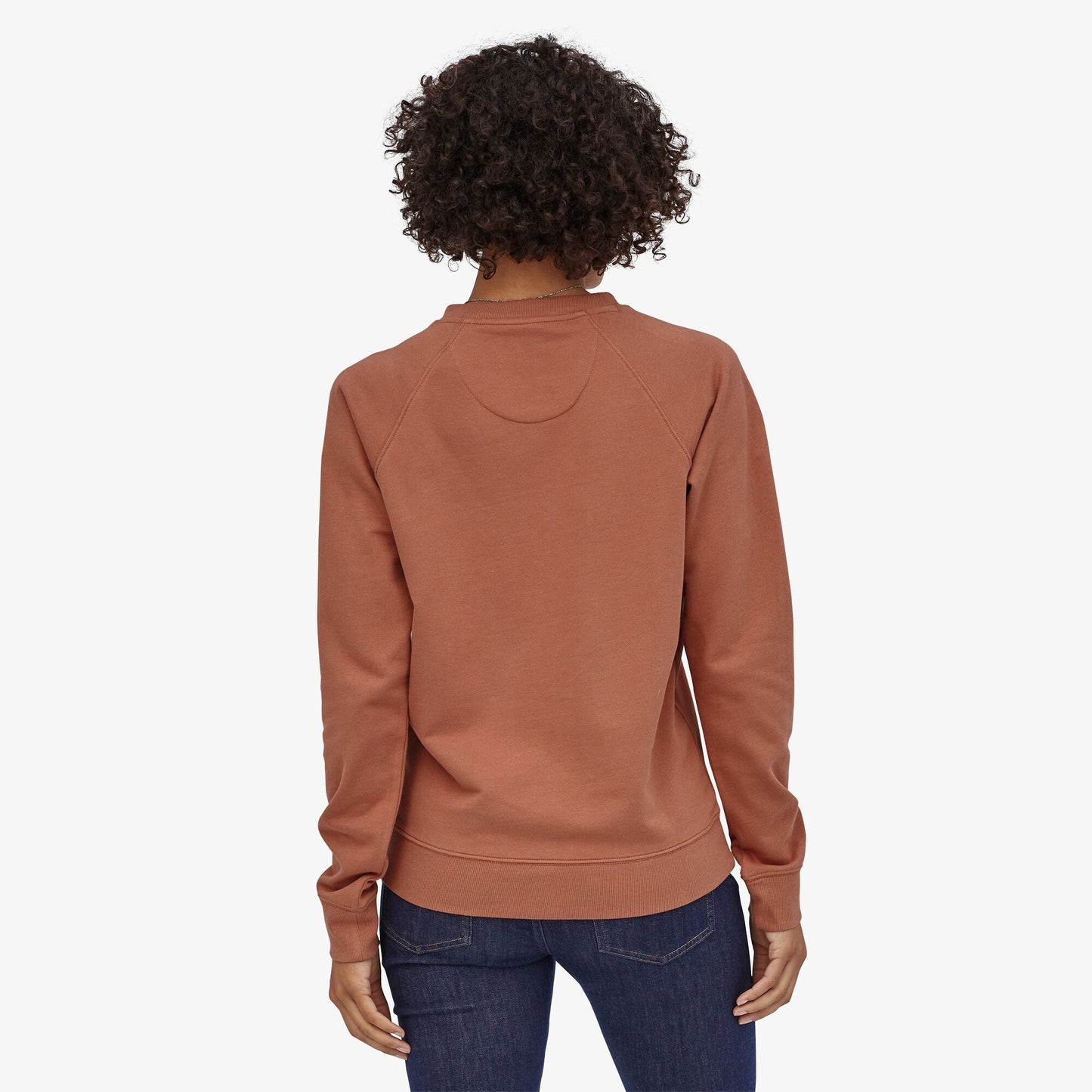 Sweatshirt vieux rose en coton bio - P-6