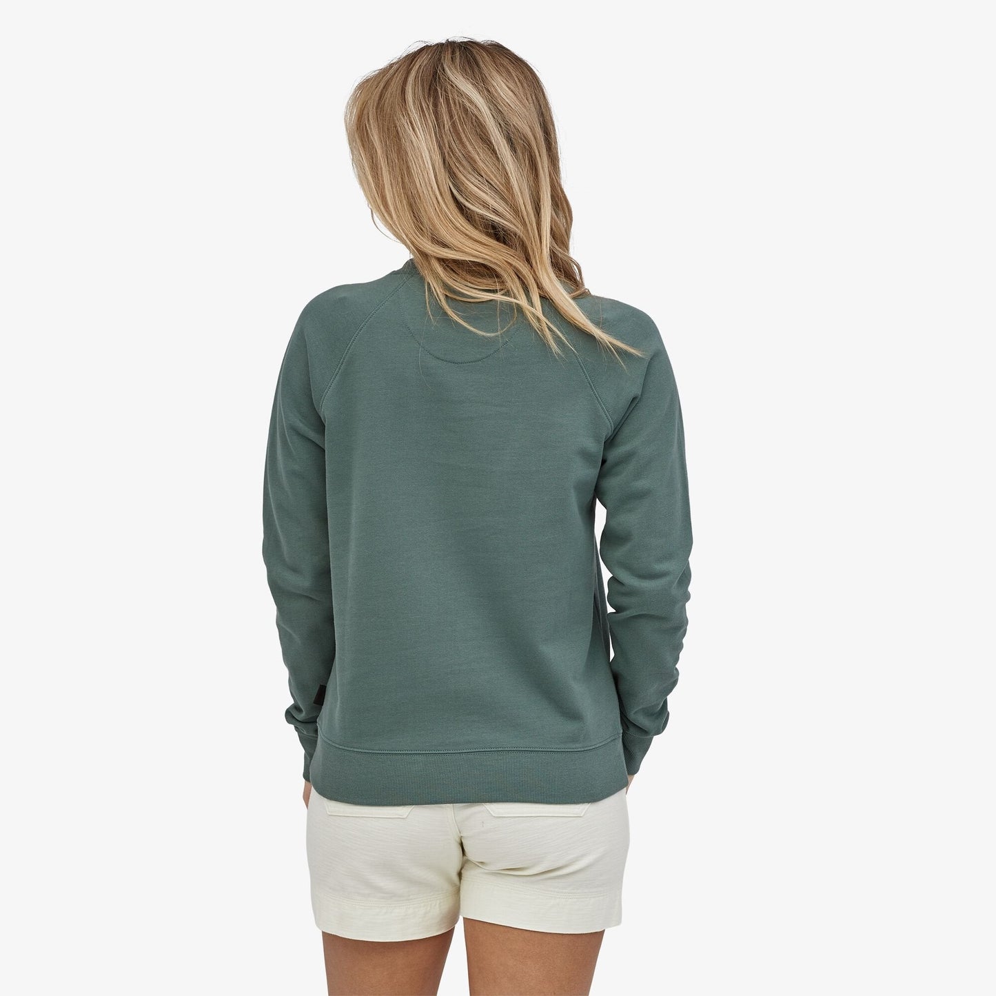Sweatshirt vert en coton bio - P-6