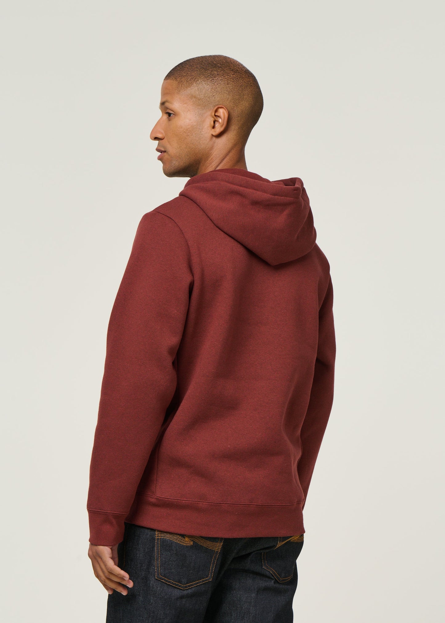 Sweat capuche en matières recyclées | rouge "m's '73 skyline uprisal hoody - dvl"