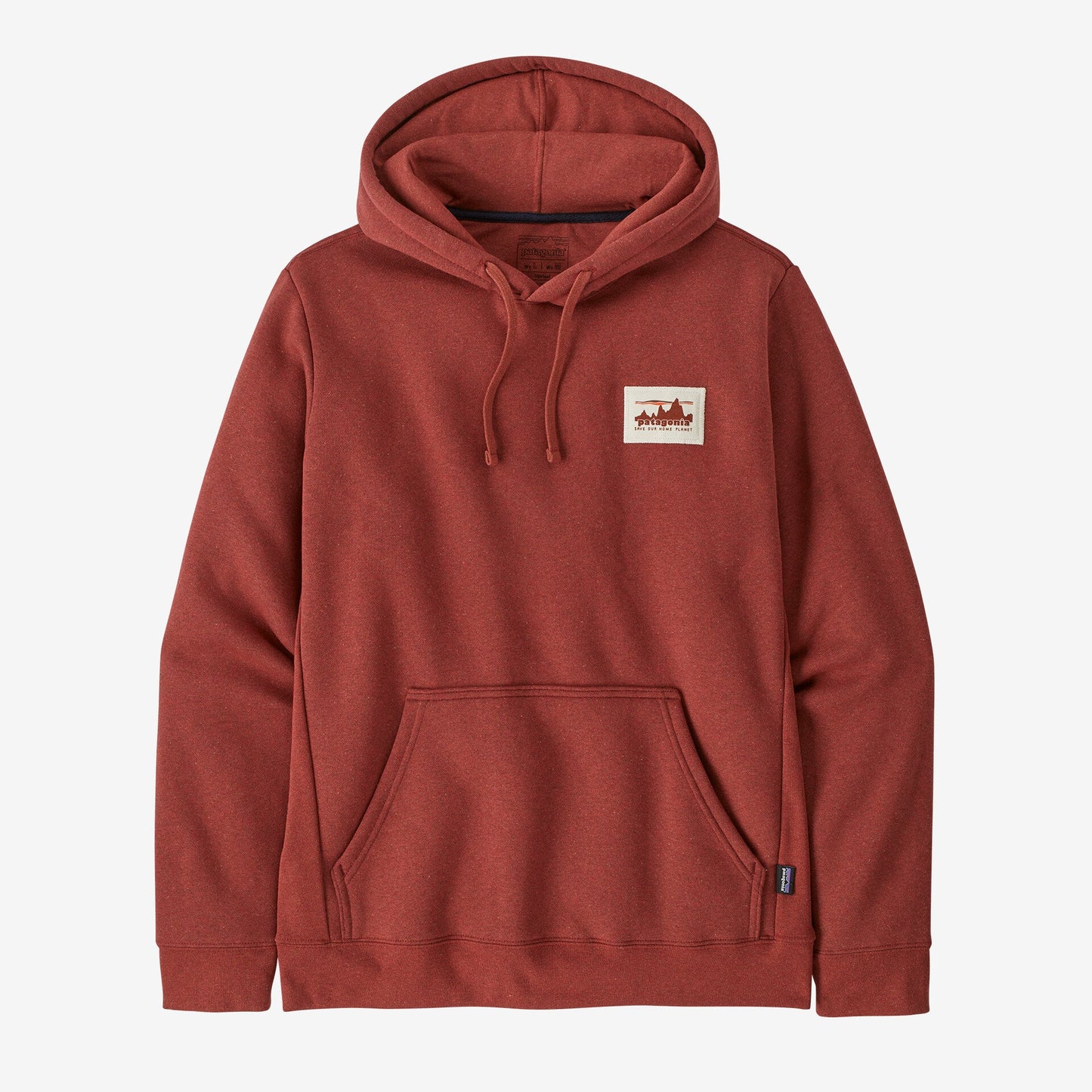 Sweat capuche en matières recyclées | rouille "hoodie 73 skyline uprisal hoody - burnished red"