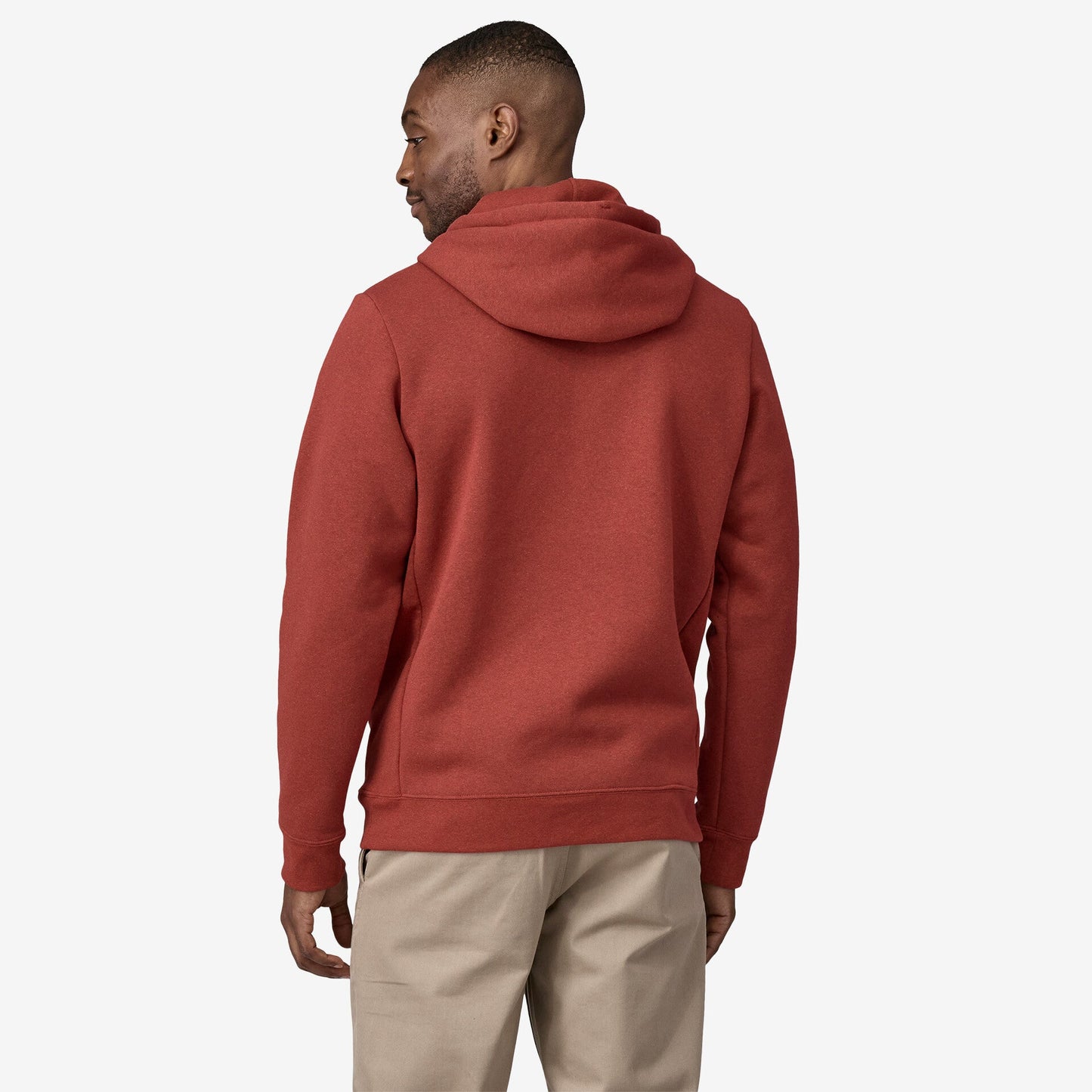 Sweat capuche en matières recyclées | rouille "hoodie 73 skyline uprisal hoody - burnished red"