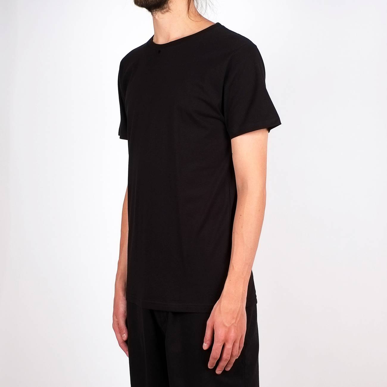 T-shirt noir en coton bio - stockholm