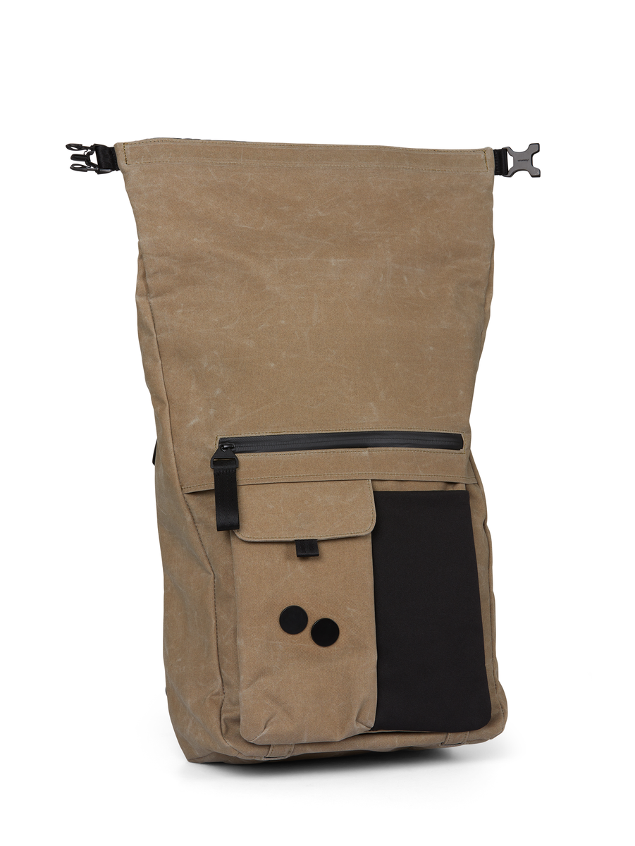 Sac à dos waxé marron recyclé - Carrik