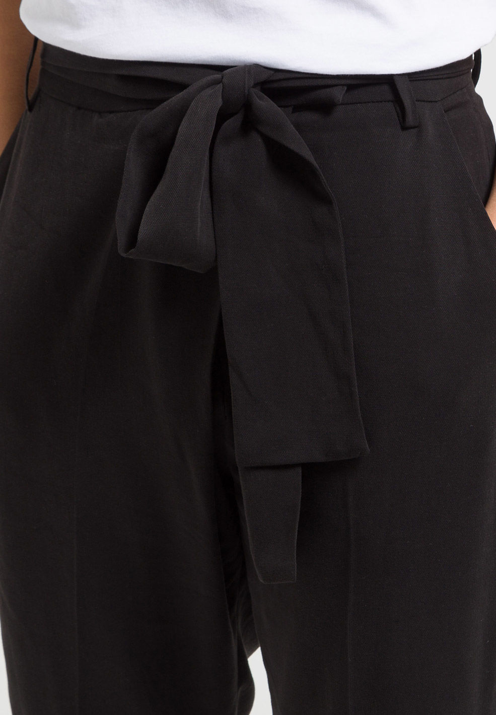 Pantalon noir en tencel - Jolena