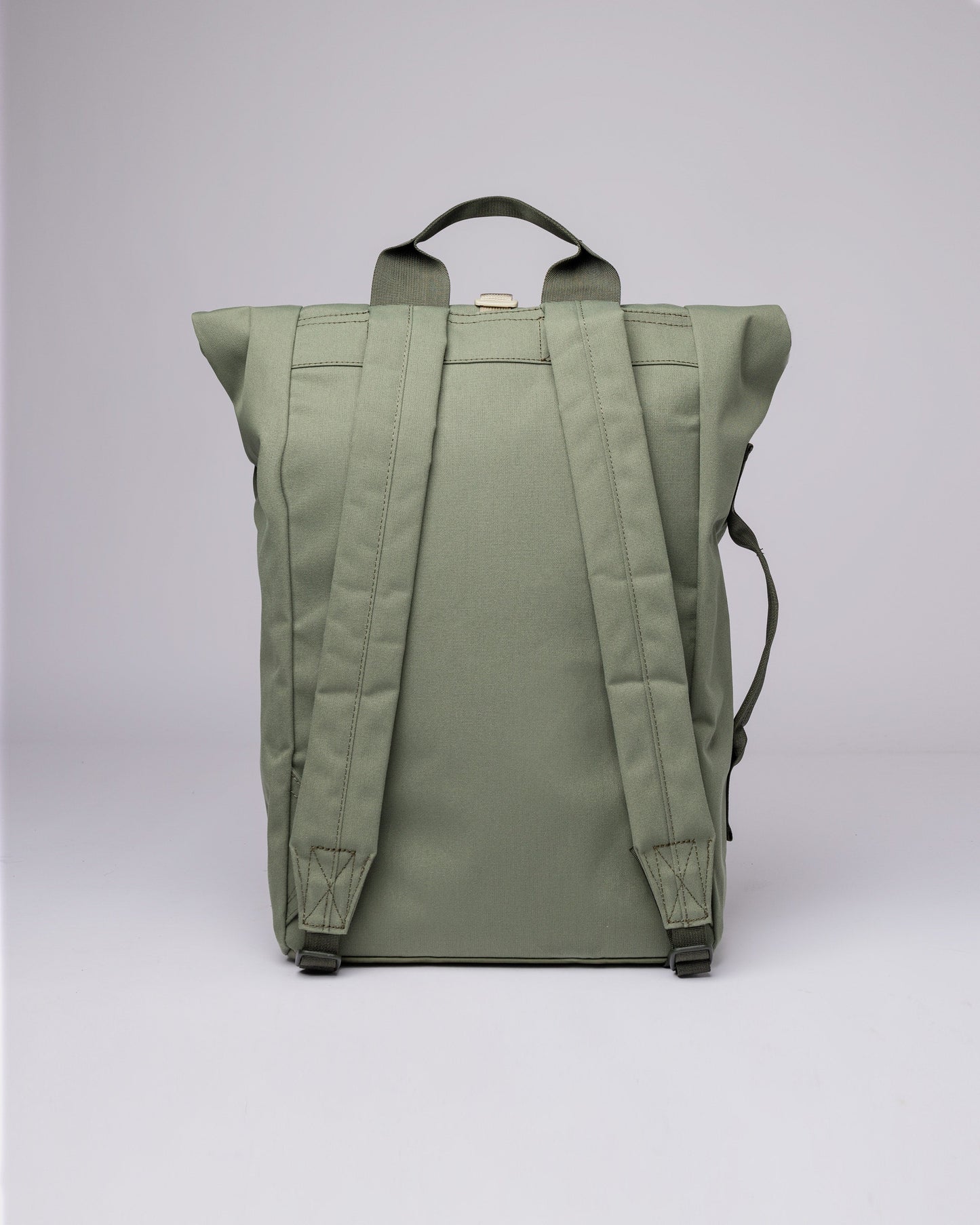 Sac à dos rolltop en matière recyclée | Vert "dante vegan clover green"