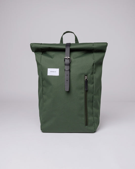 Sac à dos rolltop en recyclé | Vert "dante dawn green"
