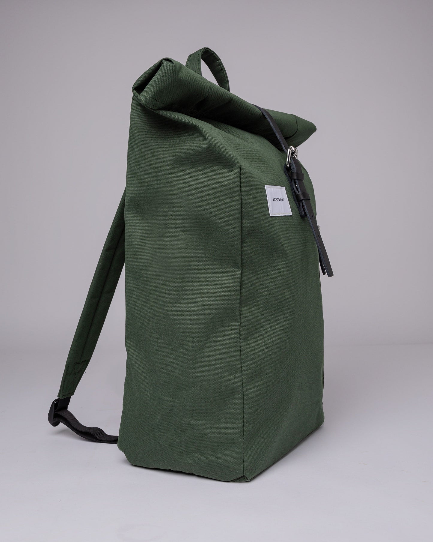 Sac à dos rolltop en recyclé | Vert "dante dawn green"