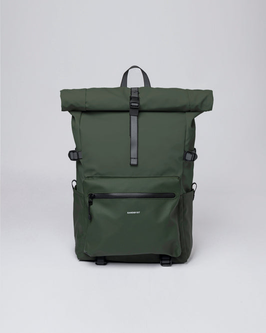 Sac à dos imperméable en matière recyclée | Vert "ruben 2.0 dawn green"