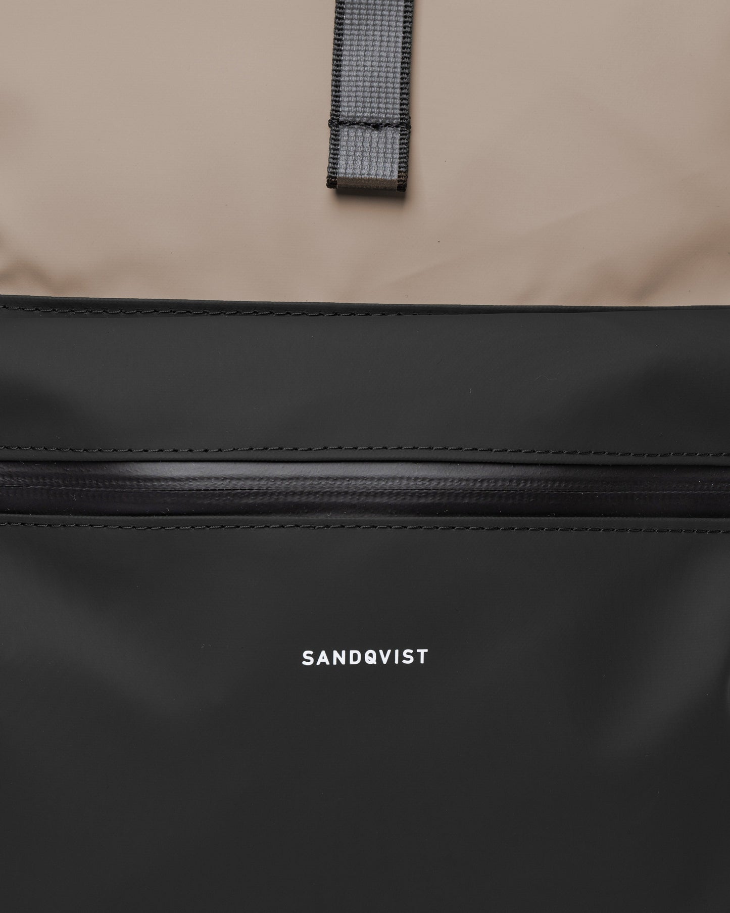 Sac à dos imperméable en matière recyclée | Noir et beige "ruben 2.0 multi beige"