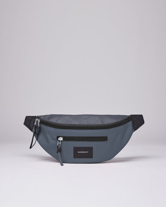Banane en matière recyclé | Bleu "aste steel blue"