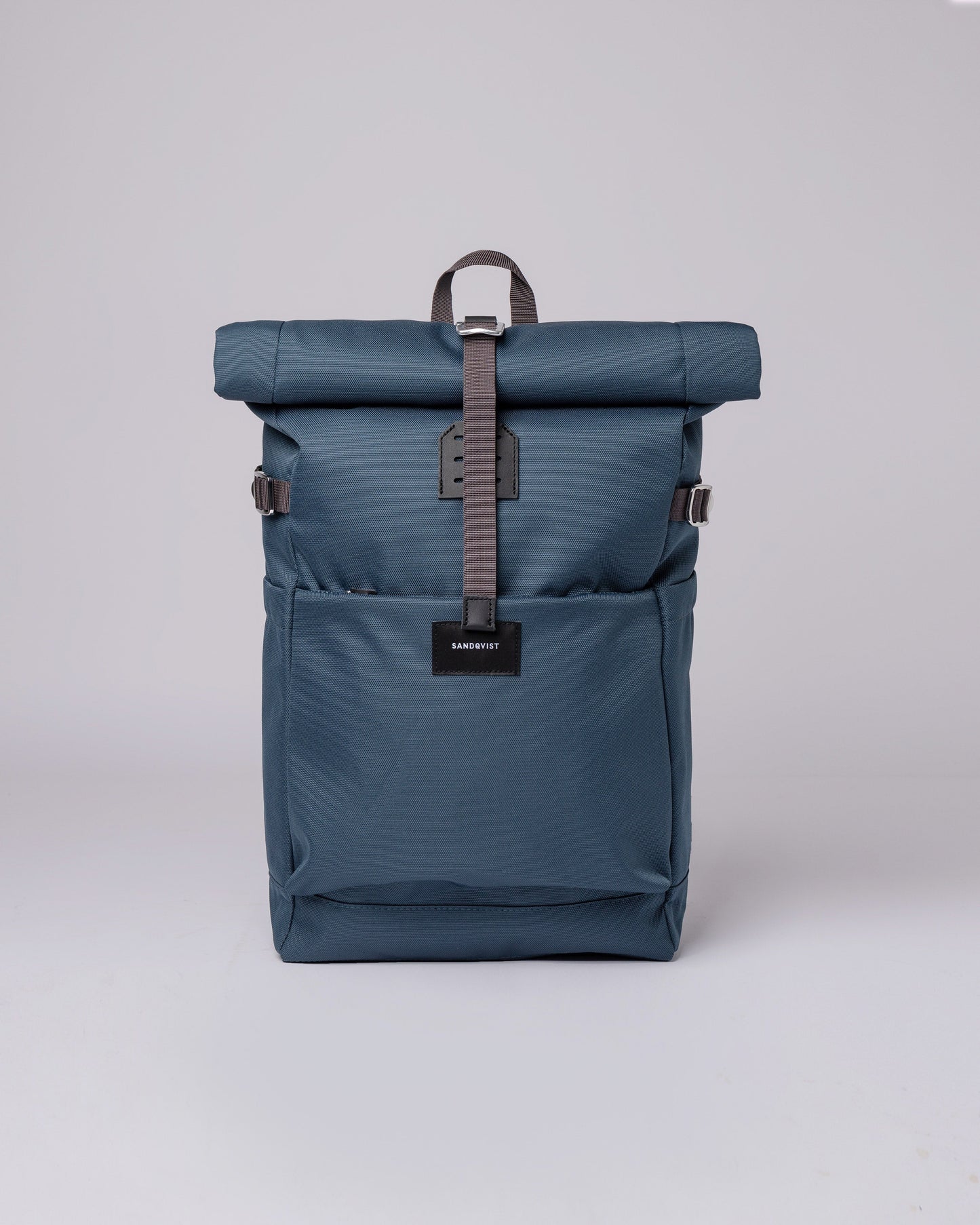 Sac à dos rolltop en matière recyclée | Bleu "ilon steel blue"