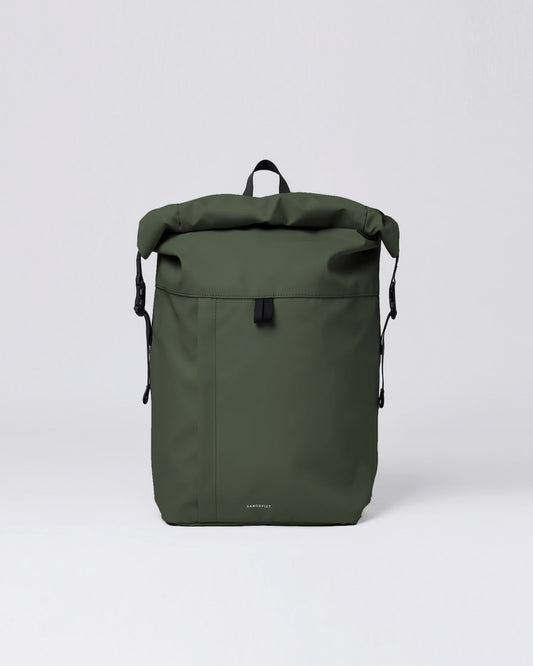 Sac à dos imperméable en matière recyclée | Vert "konrad dawn green"