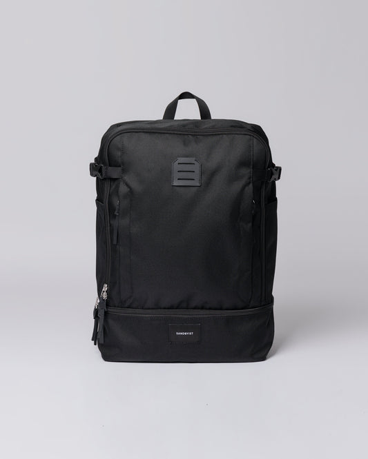 Sac à dos 28L en matières recyclées | noir "alde black"