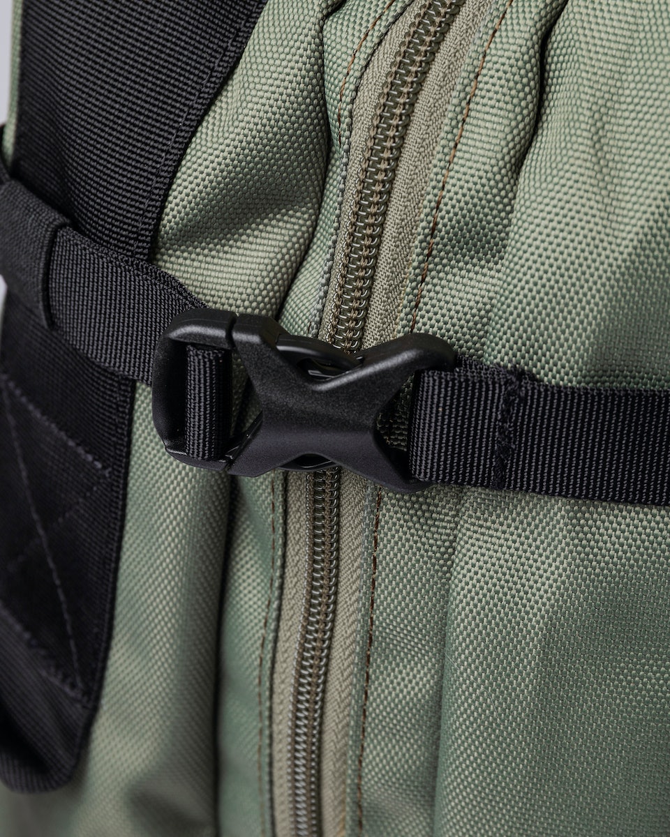 Sac à dos zippé en recyclé | vert "otis multi clover green"