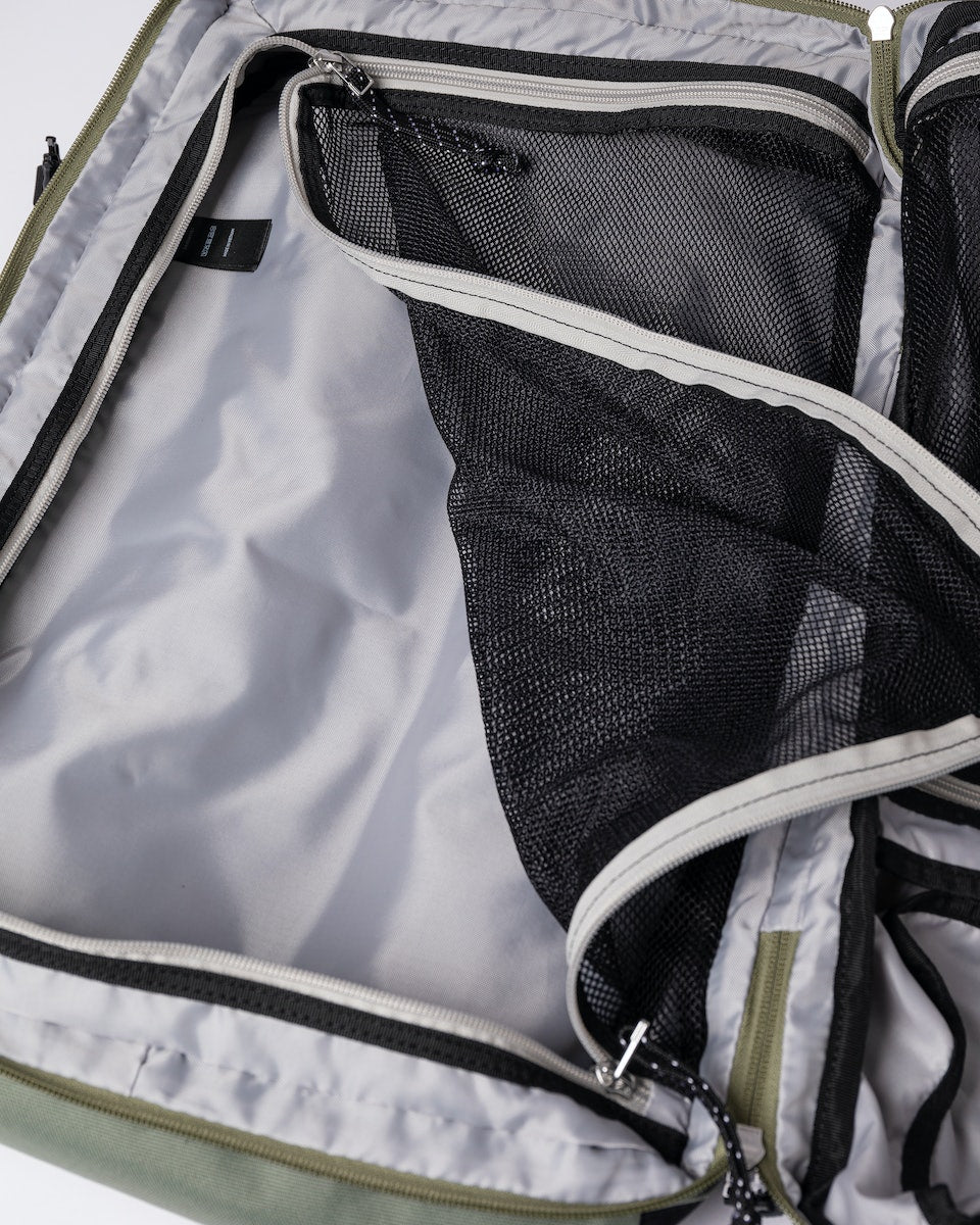 Sac à dos zippé en recyclé | vert "otis multi clover green"