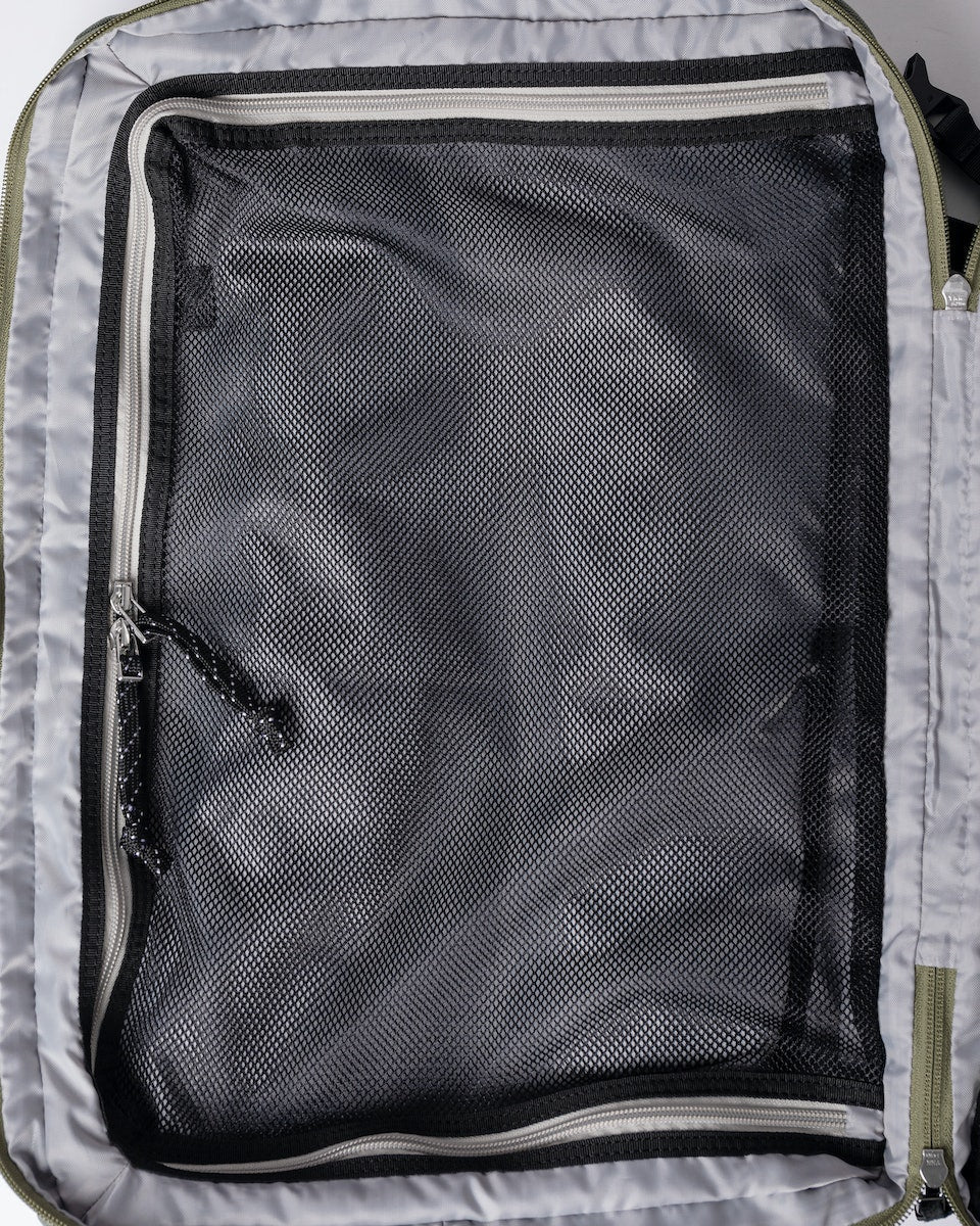 Sac à dos zippé en recyclé | vert "otis multi clover green"