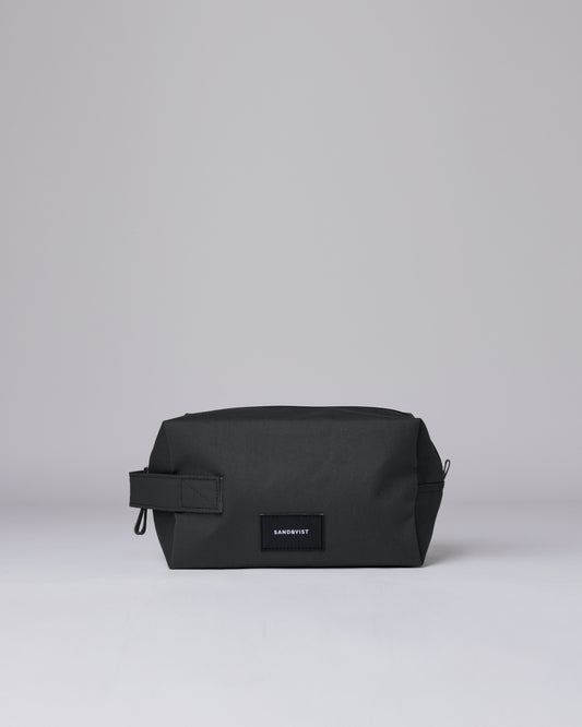 Trousse de toilette en recyclé | noir "justin black"