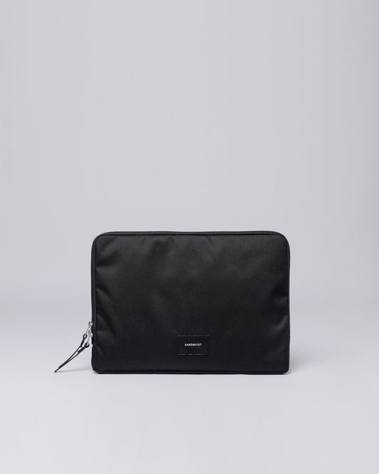 Pochette ordinateur en recyclé | Noir "laptop sleeve ordi 14pouces black"