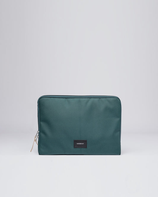 Pochette ordinateur en recyclé | Vert "laptop sleeve ordi 14pouces deep green"