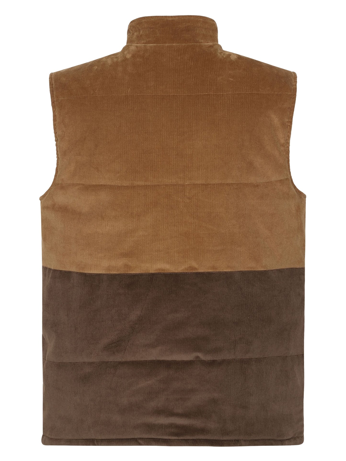 Veste en coton biologique | noir "14-wales corduroy colorblock vest wmn"