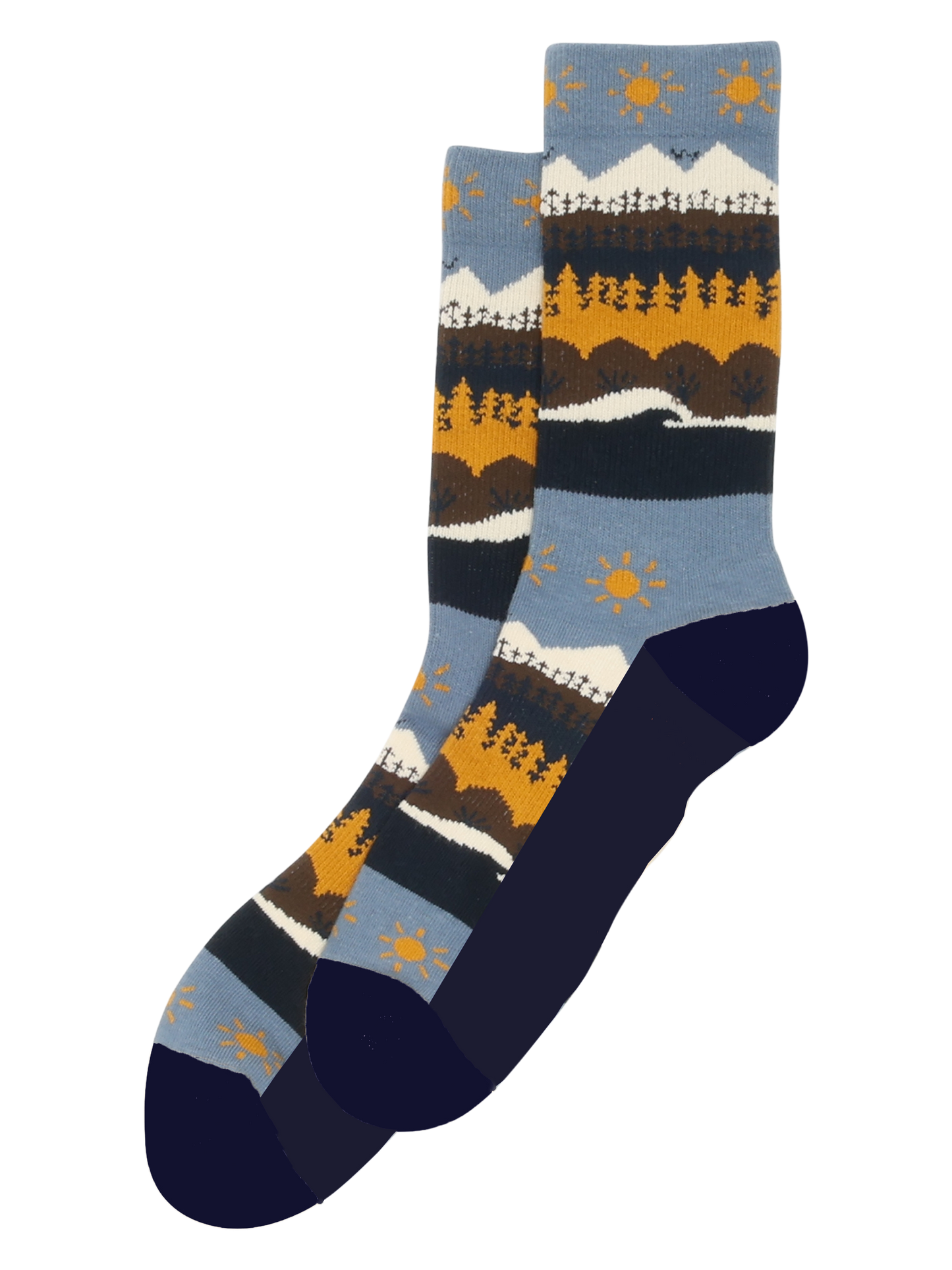 Chaussettes en coton bio | multicolore "faroe island sock"