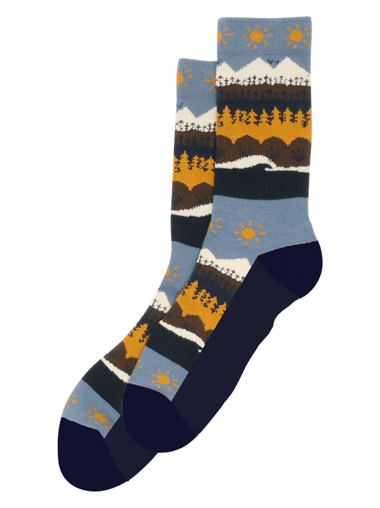 Chaussettes en coton bio | multicolore "faroe island sock"