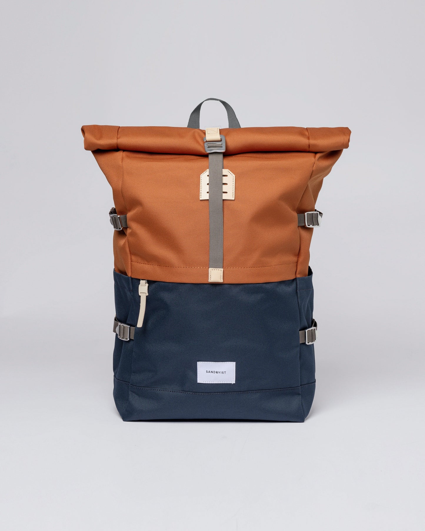 Sac à dos rolltop en matière recyclée | Multicolore "bernt multi fox red"