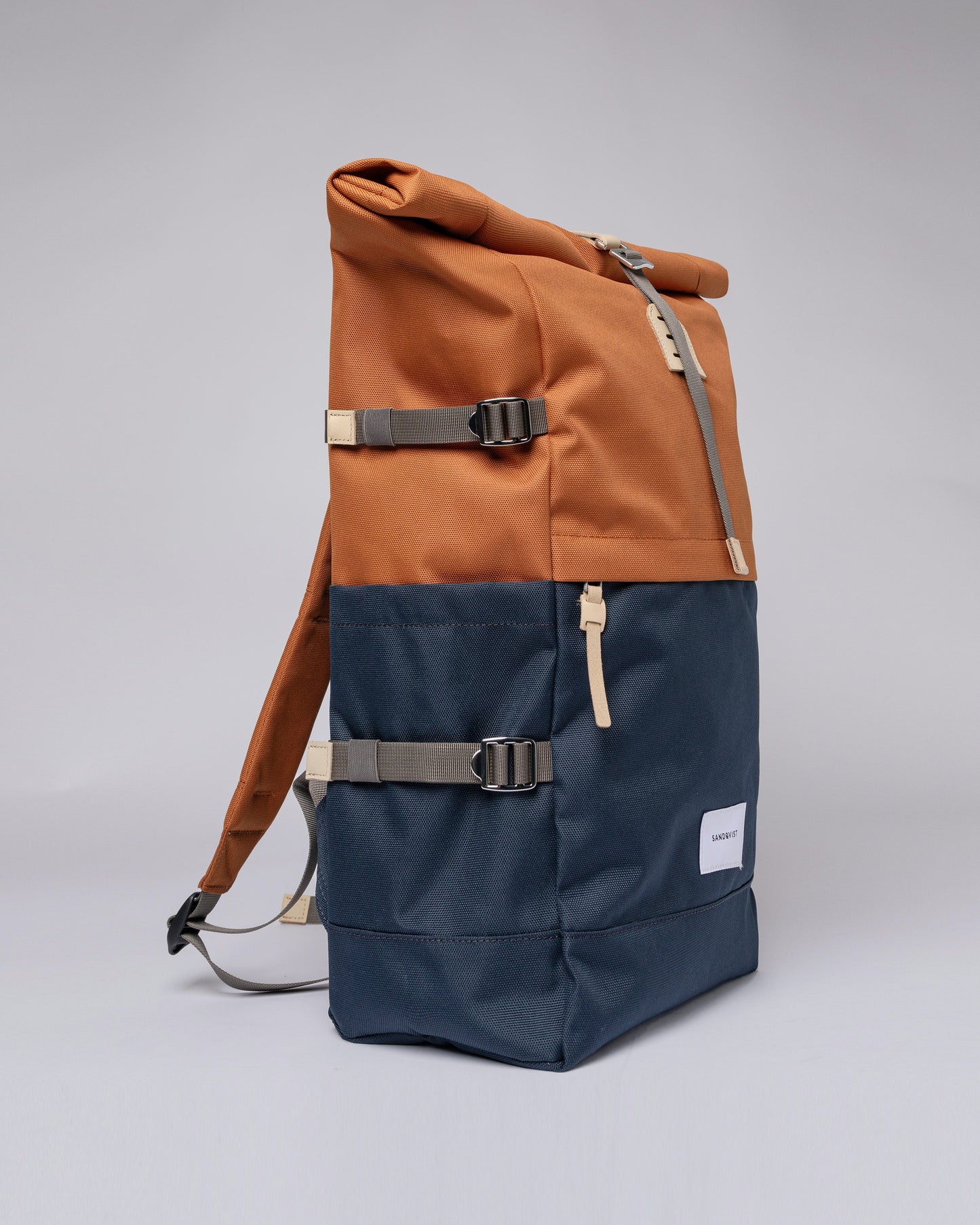 Sac à dos rolltop en matière recyclée | Multicolore "bernt multi fox red"