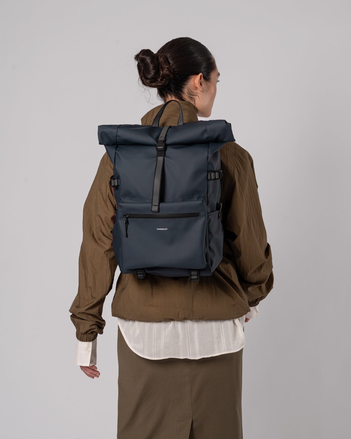 Sac à dos imperméable en matière recyclée | Marine "ruben 2.0 navy"