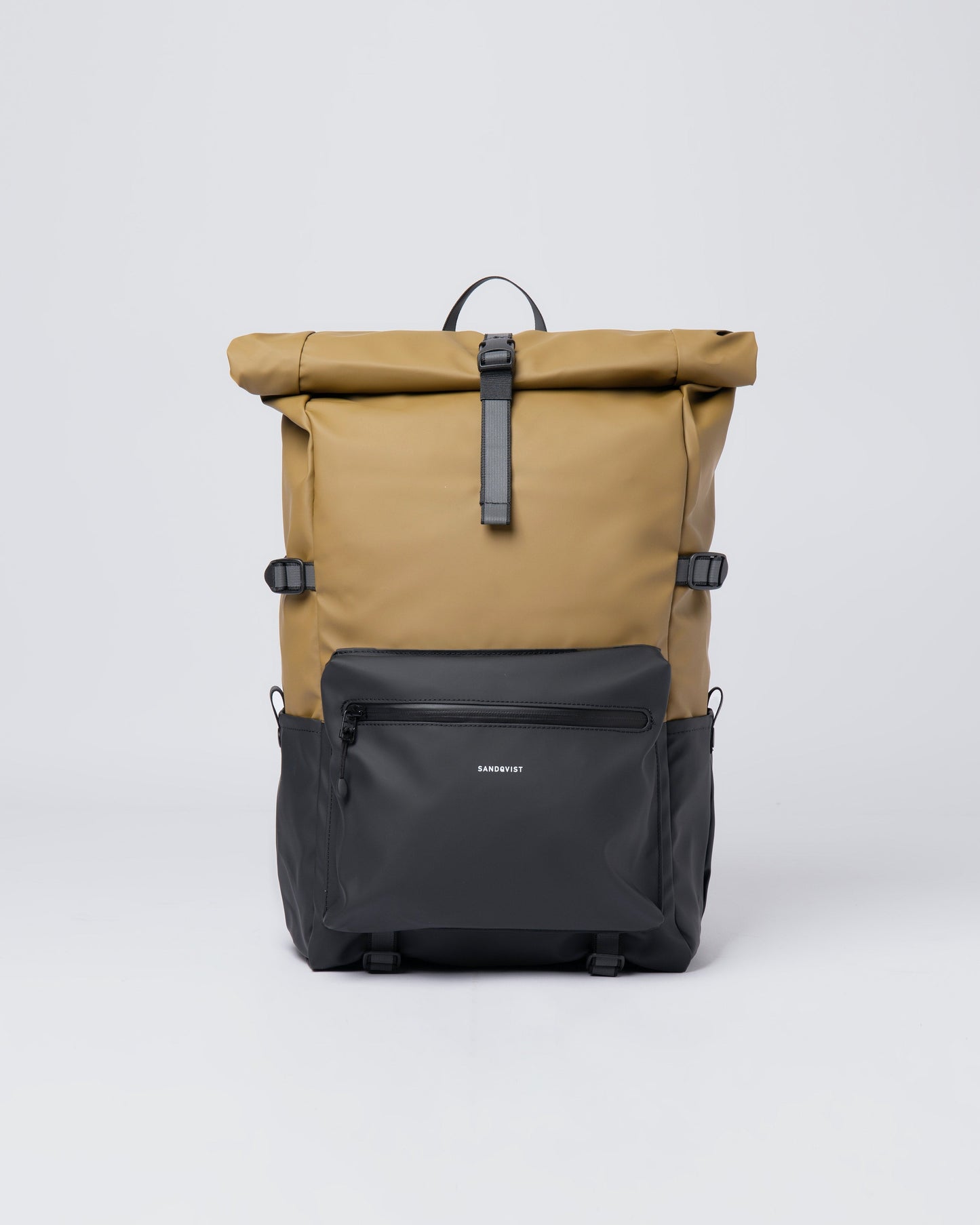 Sac à dos imperméable en matière recyclée | Gris et marron "ruben 2.0 multi marsh yellow"